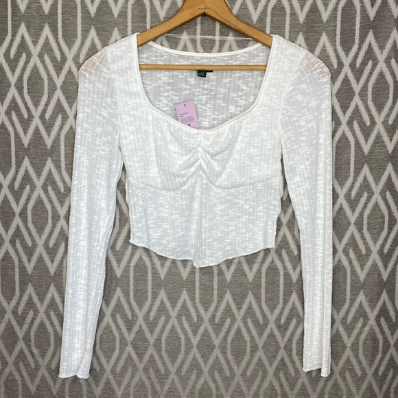 wild fable Tops - Wild Fable Long Sleeve Cop Top With Bodice Details Size: Medium